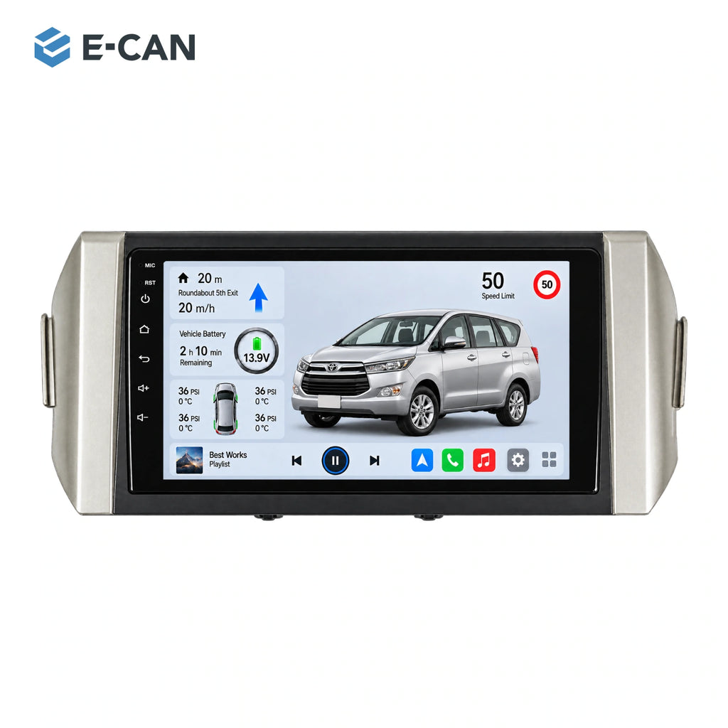 E-CAN Toyota innova 9-inch · 2016–2018 matched fascia hero