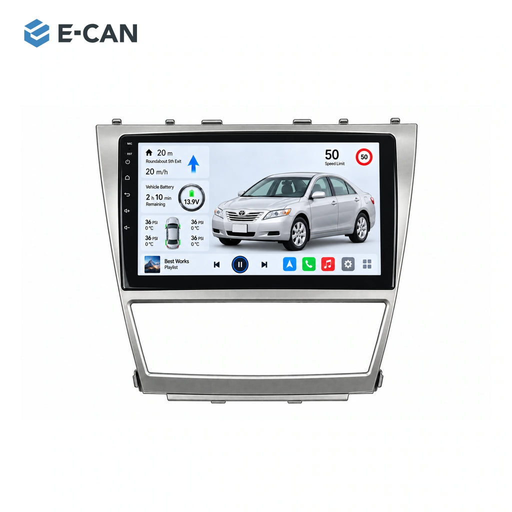 E-CAN Toyota Camry XV40 10-inch climate-opening fascia hero