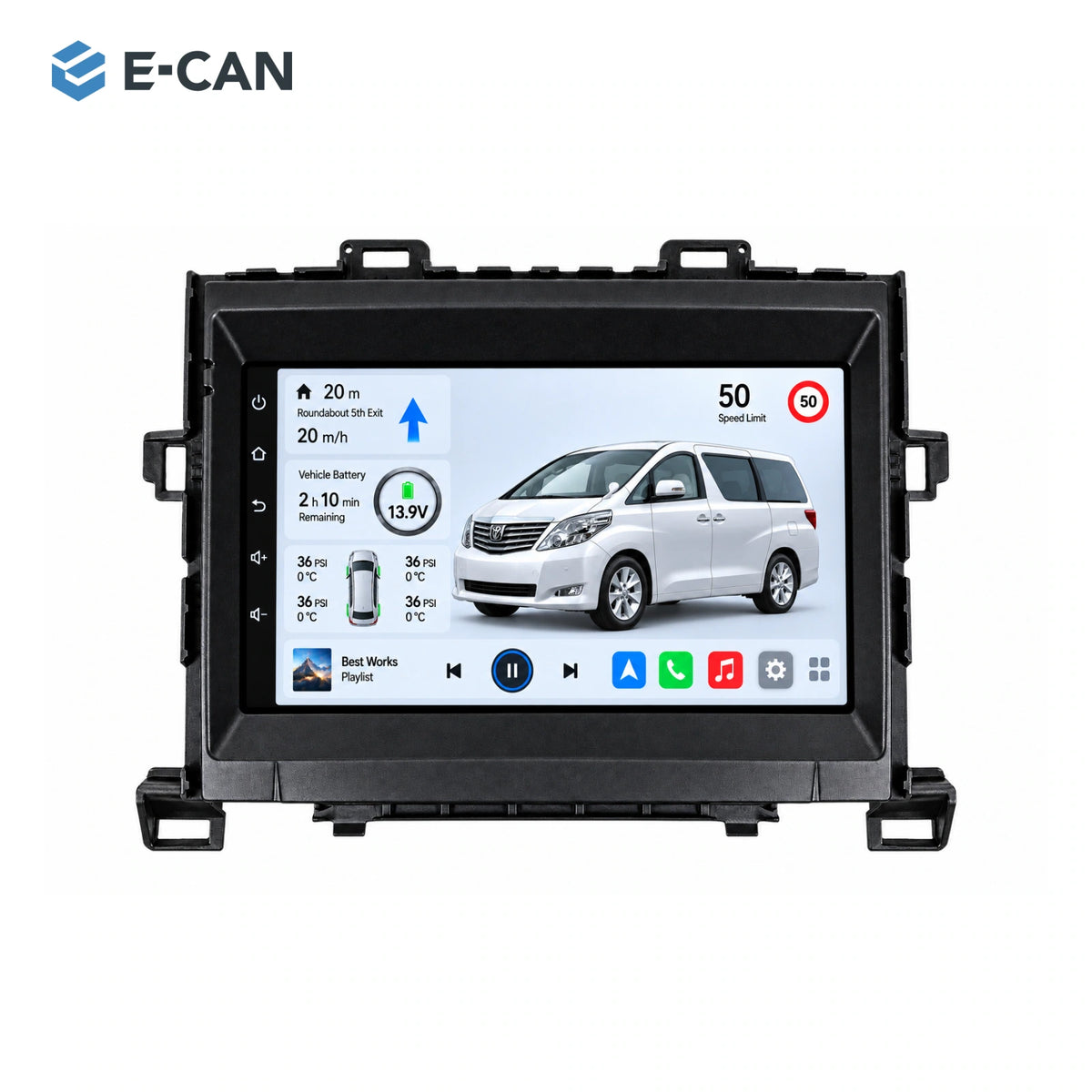 E-CAN Toyota alphard Compact fascia · 2008–2014 hero