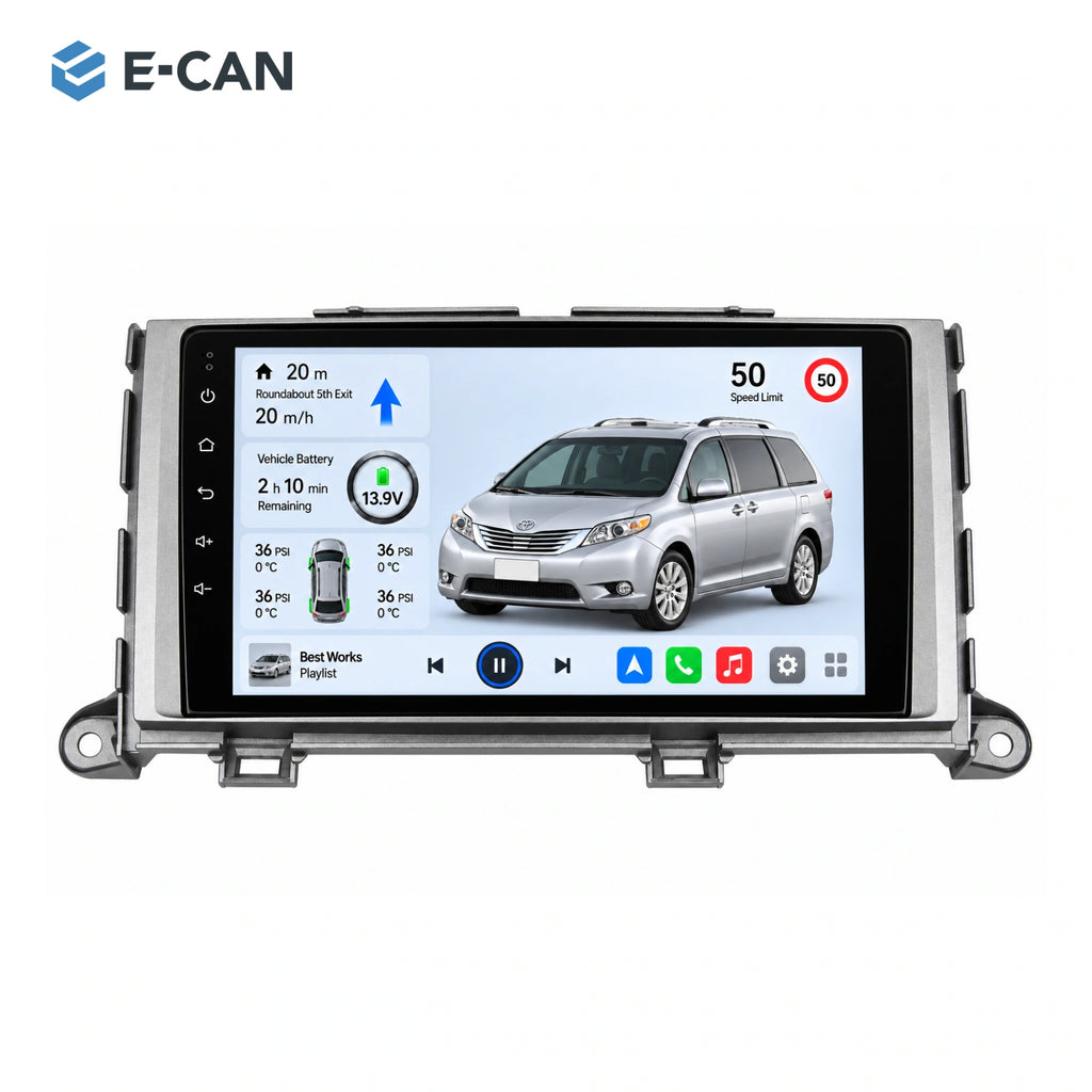 E-CAN Toyota sienna Early non-navigation fascia · 2011–2014 hero