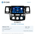 E-CAN Toyota hilux 9-inch · 2011–2015 matched fascia E-CAN-T1 2GB + 32GB