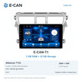 E-CAN Toyota vios 9-inch · 2008–2012 matched fascia E-CAN-T1 2GB + 32GB