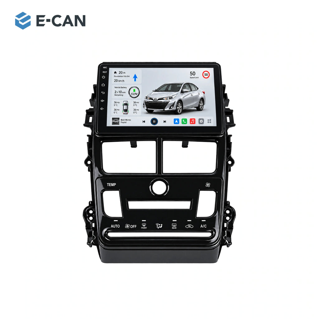 E-CAN Toyota vios Automatic A/C · LCD panel hero