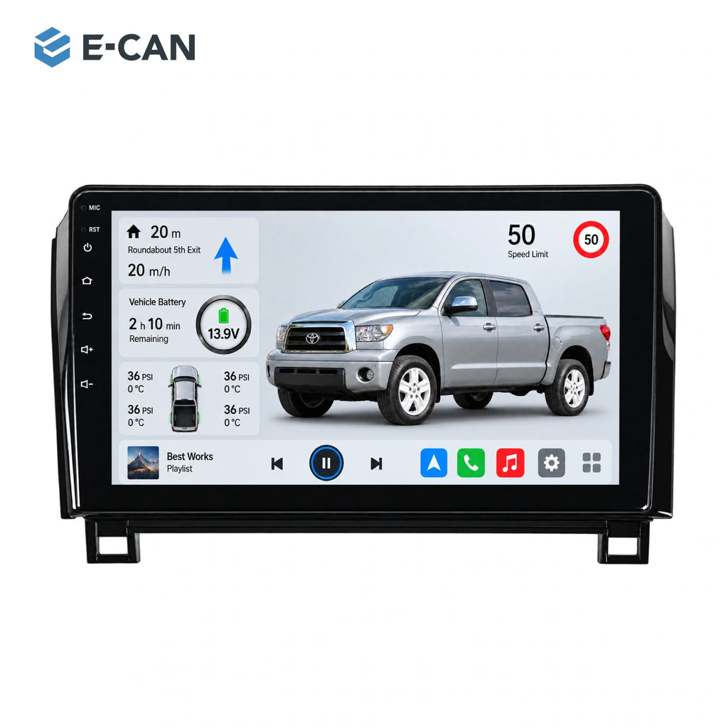 E-CAN Toyota tundra 10-inch · 2007–2013 matched fascia hero