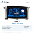 E-CAN Toyota land-cruiser 9-inch · Manual A/C · flat-top E-CAN-T1 2GB + 32GB