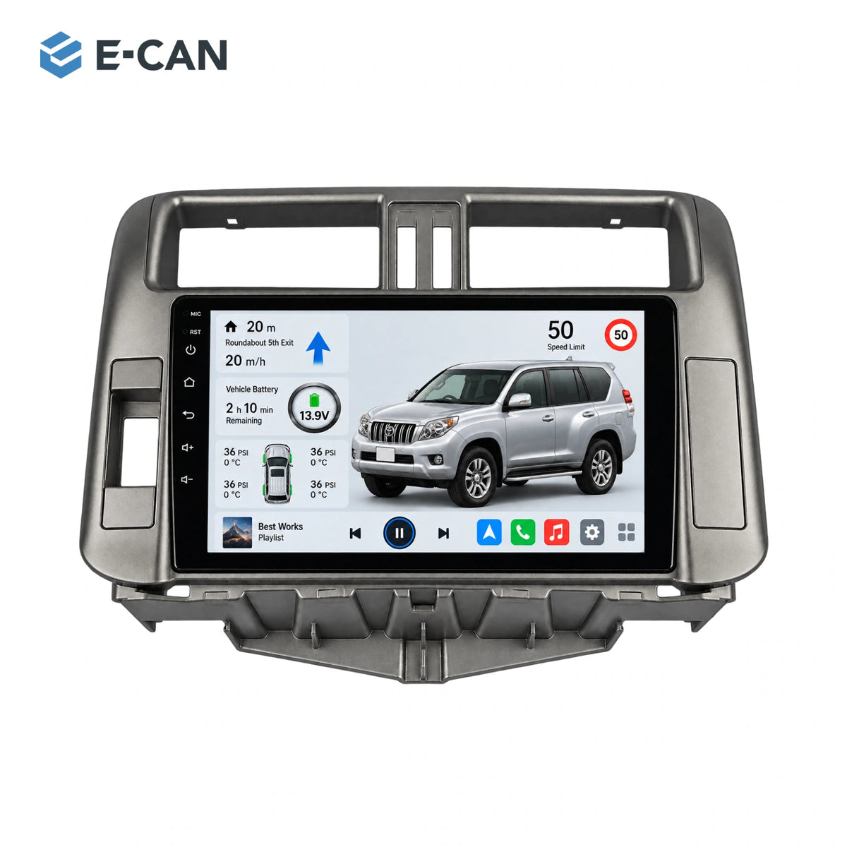 E-CAN Toyota land-cruiser-prado 9-inch LHD · 2010–2013 hero