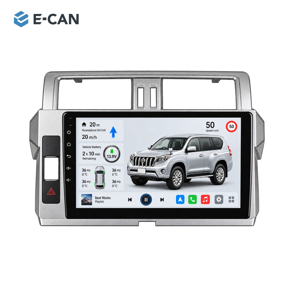 E-CAN Toyota land-cruiser-prado 10-inch first facelift · 2014–2017 hero