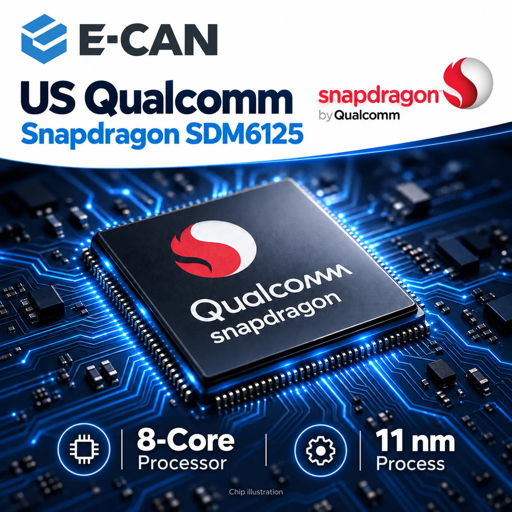 Qualcomm processor in the E-CAN Volvo head unit